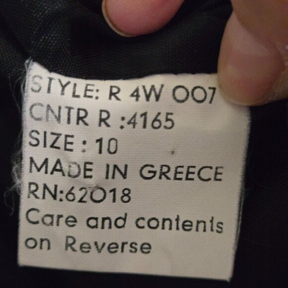 Rafaella Vintage Wool Blend Brown Plaid Blazer Dark Academia Size 10 - Picture 6 of 7